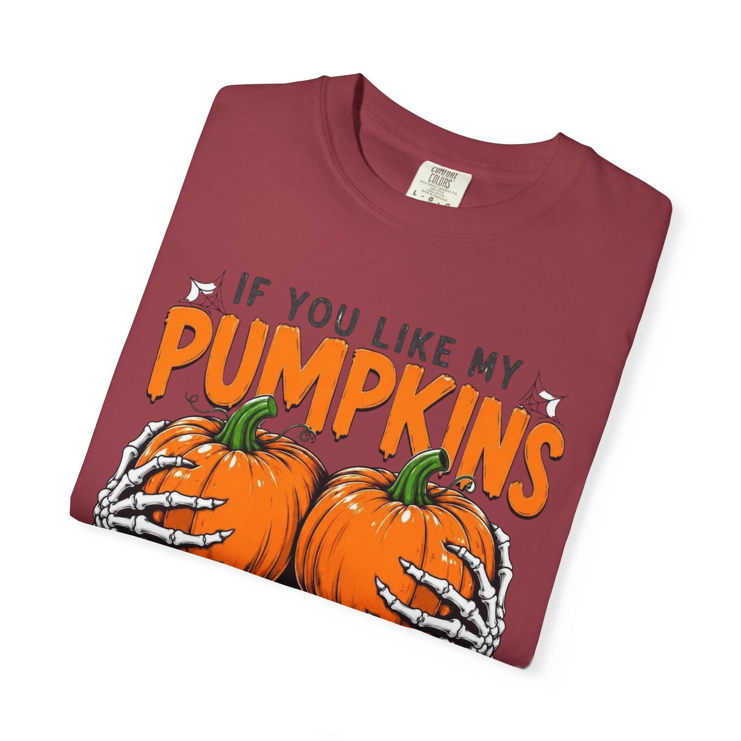 Pumpkin Pie Halloween T-Shirt — "If You Like My Pumpkins You Should See My Pie"
