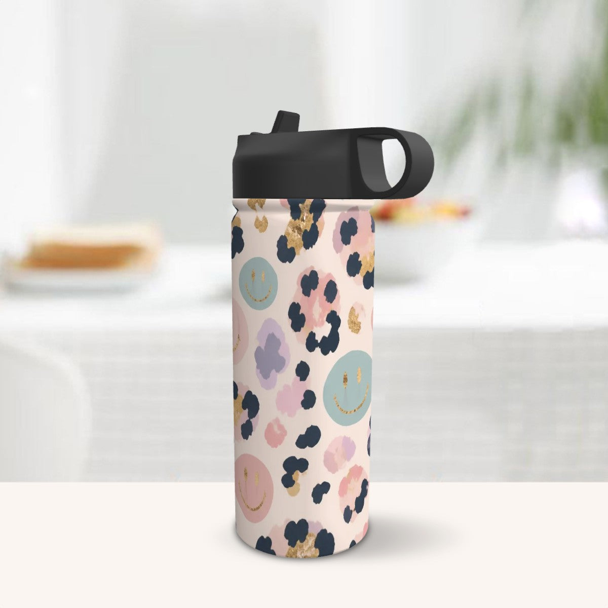Stainless Steel Vacuum Insulated Tumbler (18oz) Girly Pattern