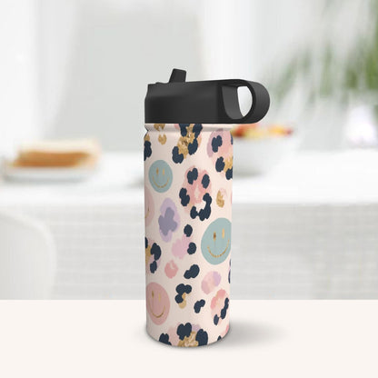 Stainless Steel Vacuum Insulated Tumbler (18oz) Girly Pattern