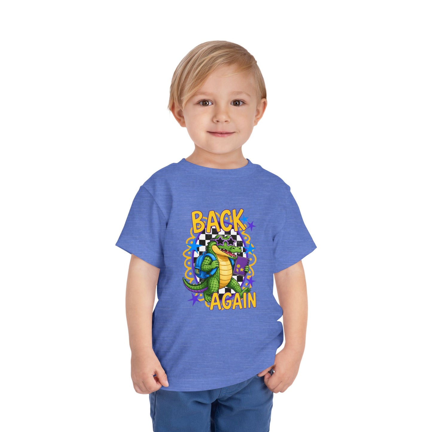 Toddler Tee — "Back Again" Dinosaur Graphic Shirt