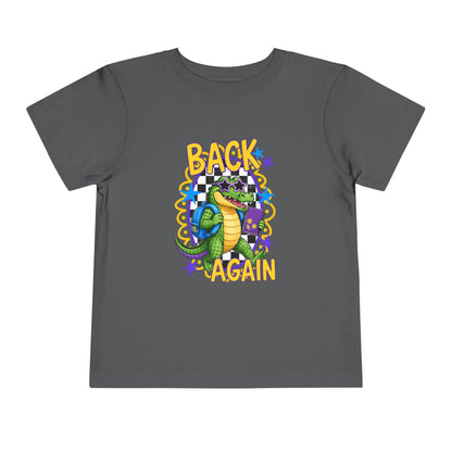 Toddler Tee — "Back Again" Dinosaur Graphic Shirt