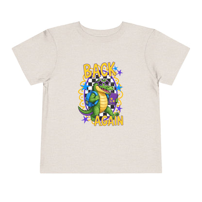 Toddler Tee — "Back Again" Dinosaur Graphic Shirt