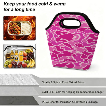 Pink Camo Lunch Bag