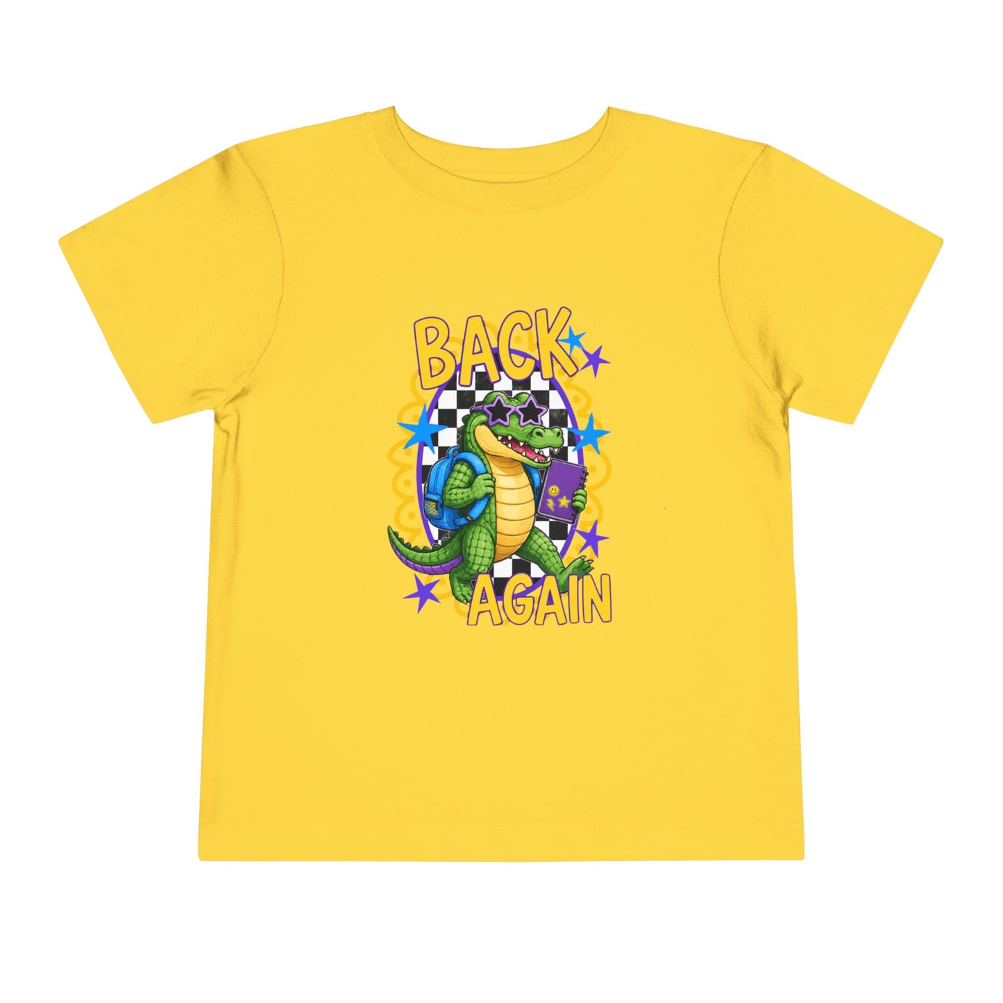 Toddler Tee — "Back Again" Dinosaur Graphic Shirt