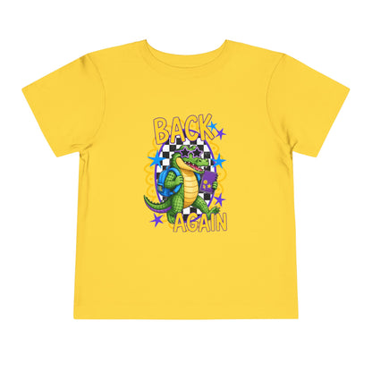 Toddler Tee — "Back Again" Dinosaur Graphic Shirt