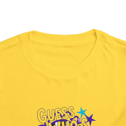 Toddler Tee — "Guess Who's Back" Alligator Cartoon Graphic