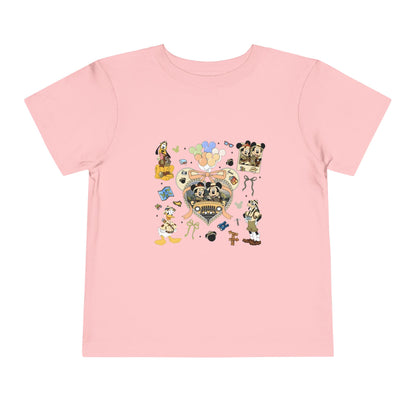 Cute Cartoon Mickey Inspired Toddler Tee