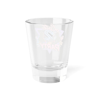 Late to the Party Neon Shot Glass — 1.5oz Retro Party Shooter