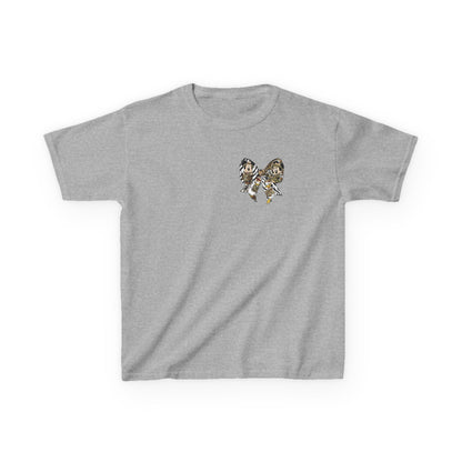 Kids T‑Shirt — Cute Bear & Bow Graphic Tee (Playful Animal Collage)