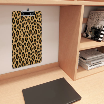 Cheetah Chic Acrylic Clipboard