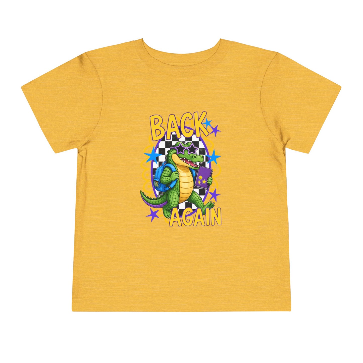 Toddler Tee — "Back Again" Dinosaur Graphic Shirt