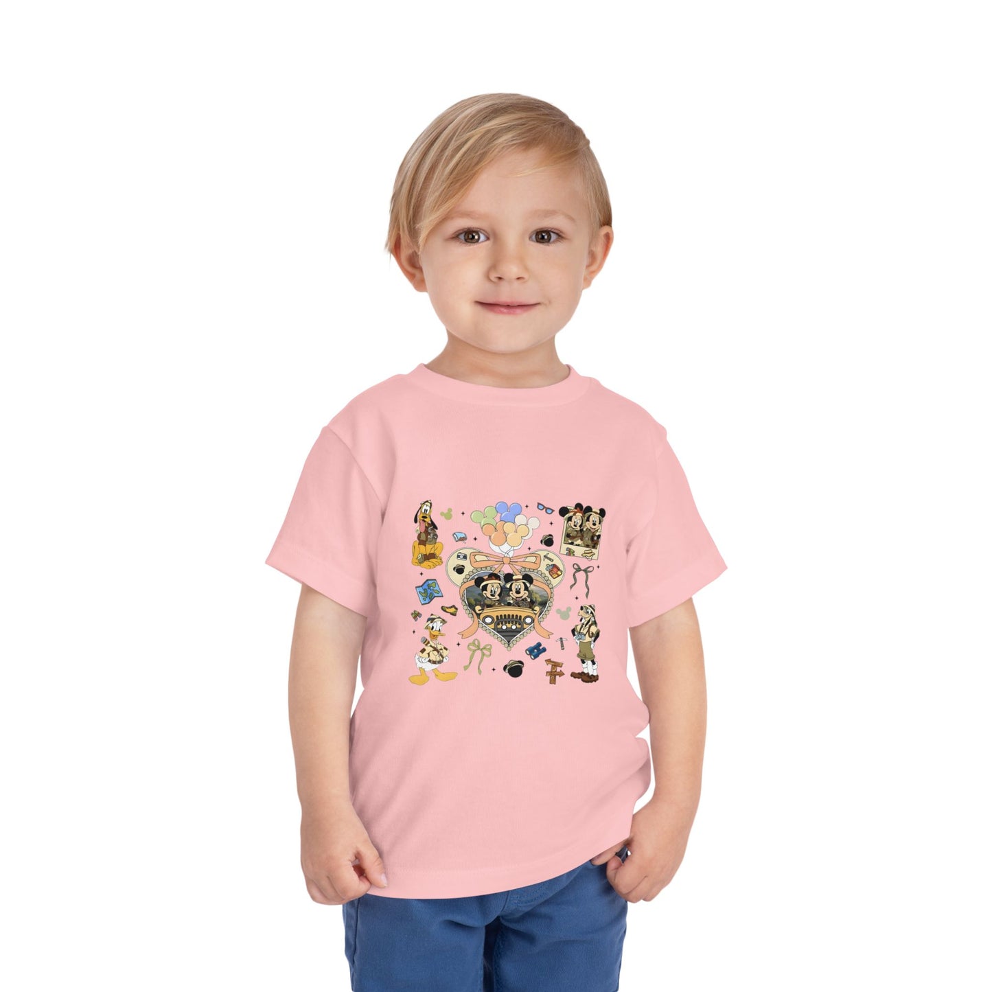 Cute Cartoon Mickey Inspired Toddler Tee