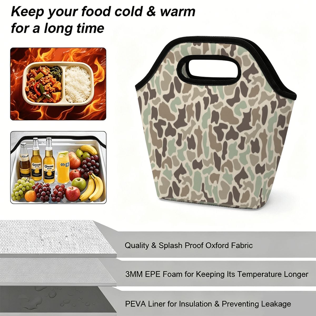 Camo Lunch Bag