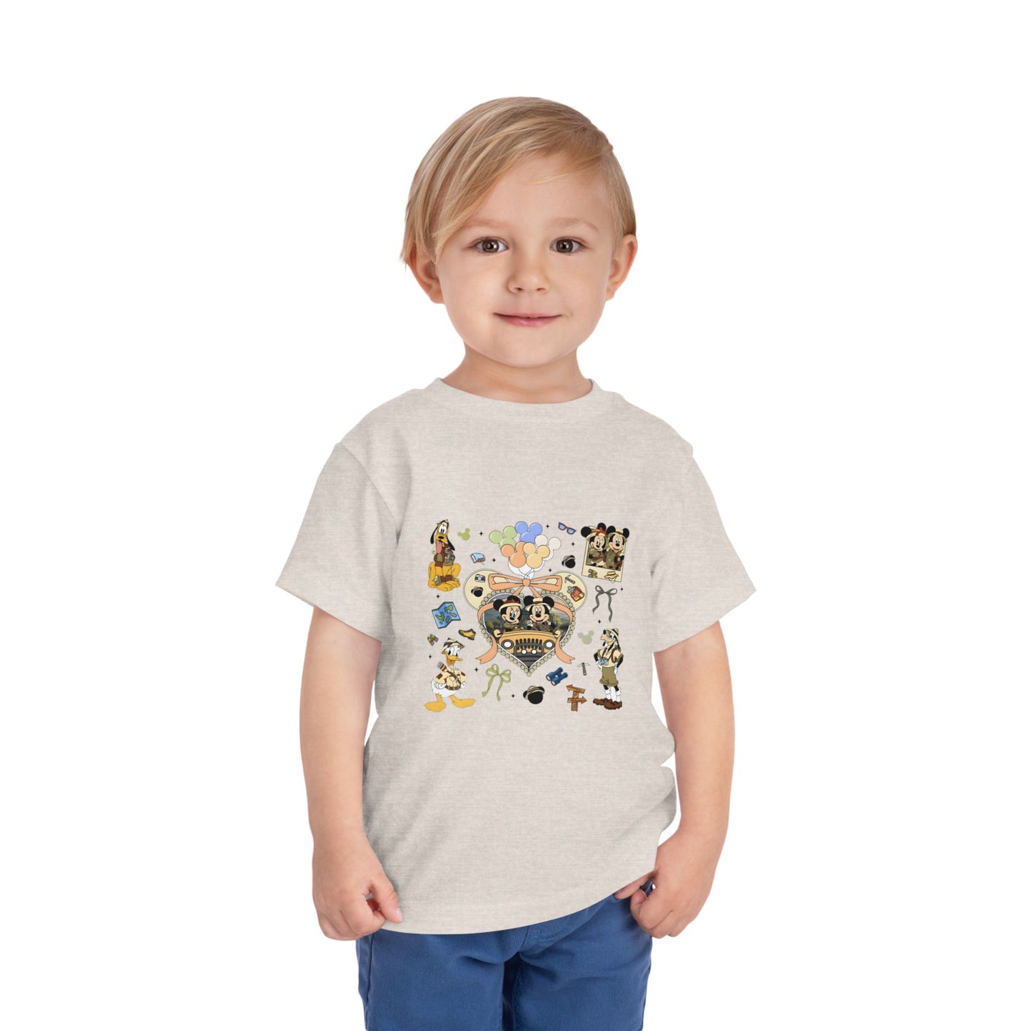 Cute Cartoon Mickey Inspired Toddler Tee