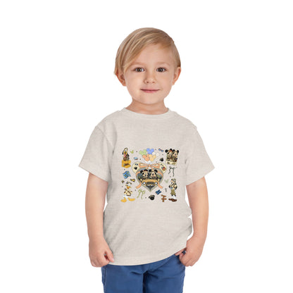 Cute Cartoon Mickey Inspired Toddler Tee