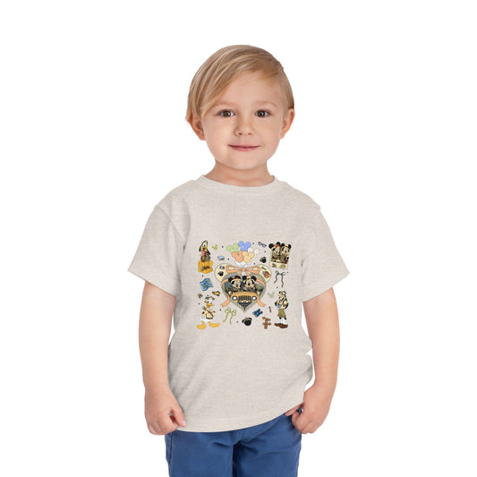Cute Cartoon Mickey Inspired Toddler Tee