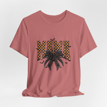Mamá Floral Checkerboard Tee – Vintage Floral Mom Shirt