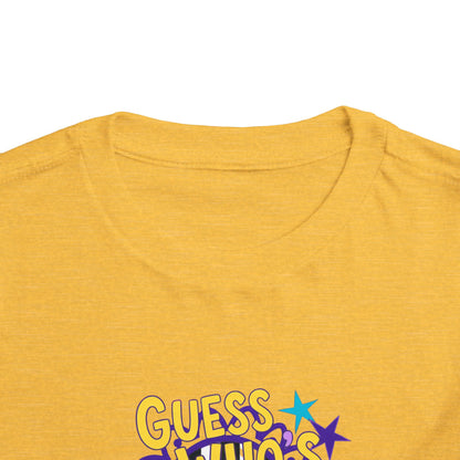 Toddler Tee — "Guess Who's Back" Alligator Cartoon Graphic