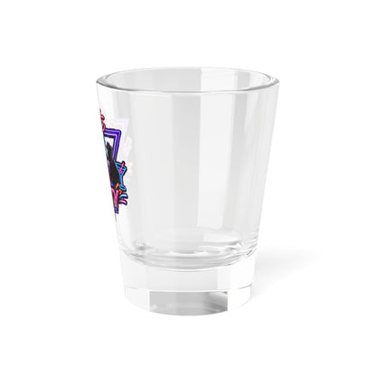 Late to the Party Neon Shot Glass — 1.5oz Retro Party Shooter