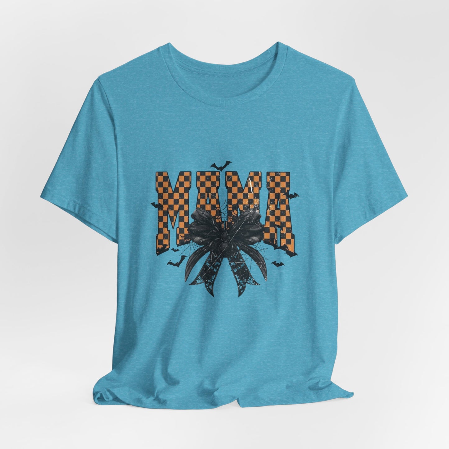 Mamá Floral Checkerboard Tee – Vintage Floral Mom Shirt