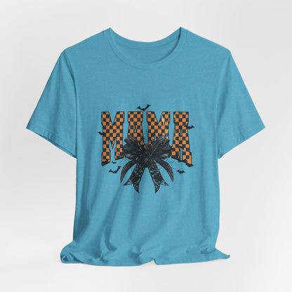 Mamá Floral Checkerboard Tee – Vintage Floral Mom Shirt