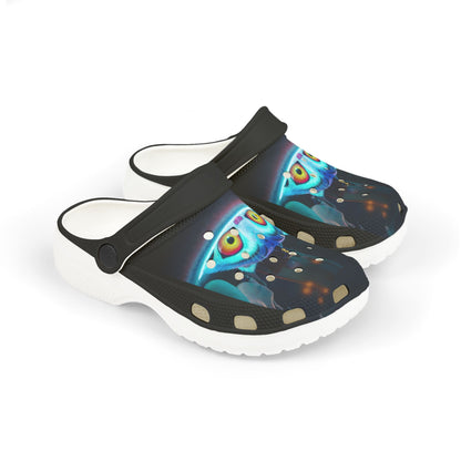 Kids Glow Derpy Clogs — Cute Neon Derpy EVA Foam Slip-Ons