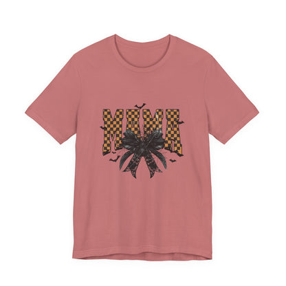 Mamá Floral Checkerboard Tee – Vintage Floral Mom Shirt