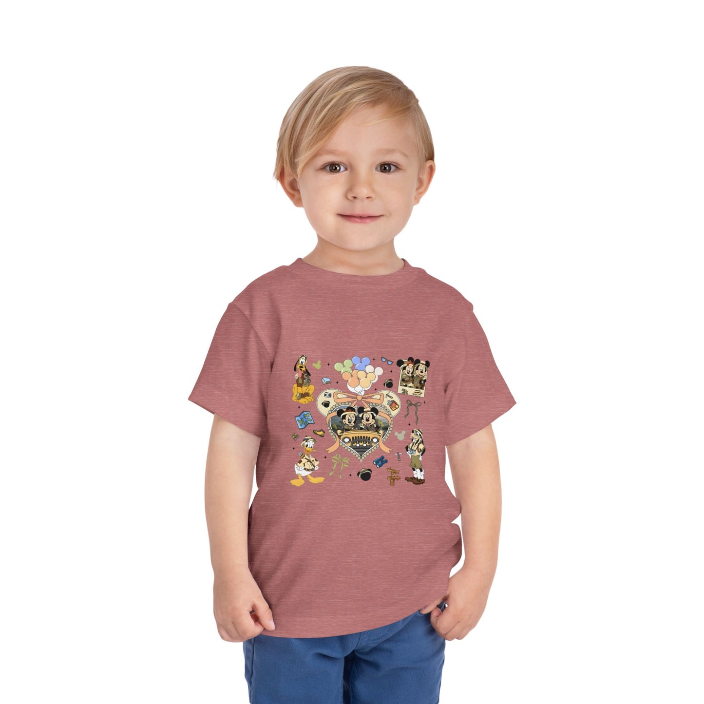 Cute Cartoon Mickey Inspired Toddler Tee