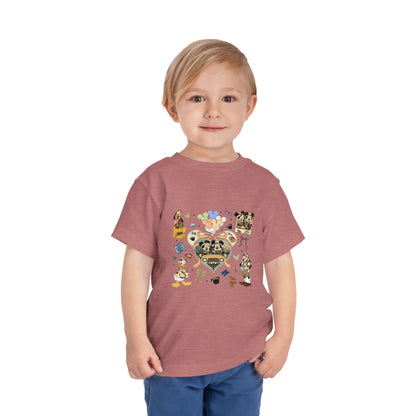 Cute Cartoon Mickey Inspired Toddler Tee