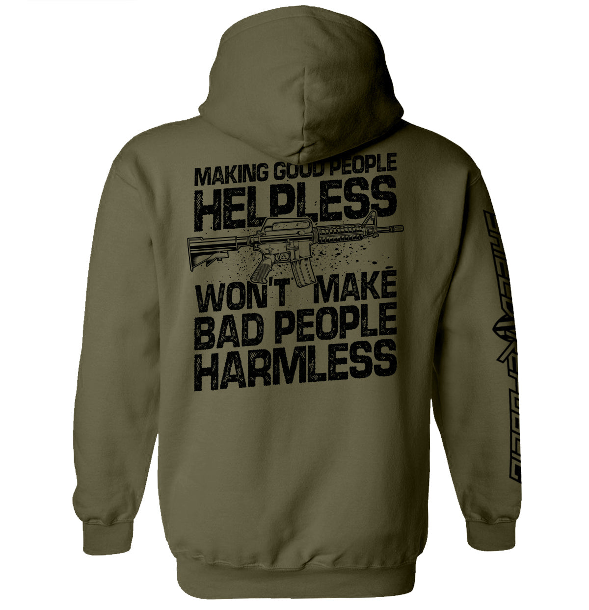 Making Good People Helpless AR15 Graphic Tee