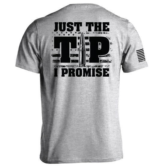 Just The Tip I Promise Flag Graphic Tee