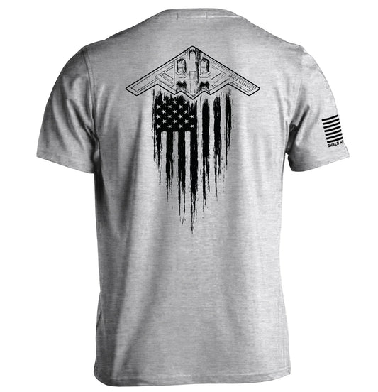 B2 Stealth Bomber Flag Graphic Tee