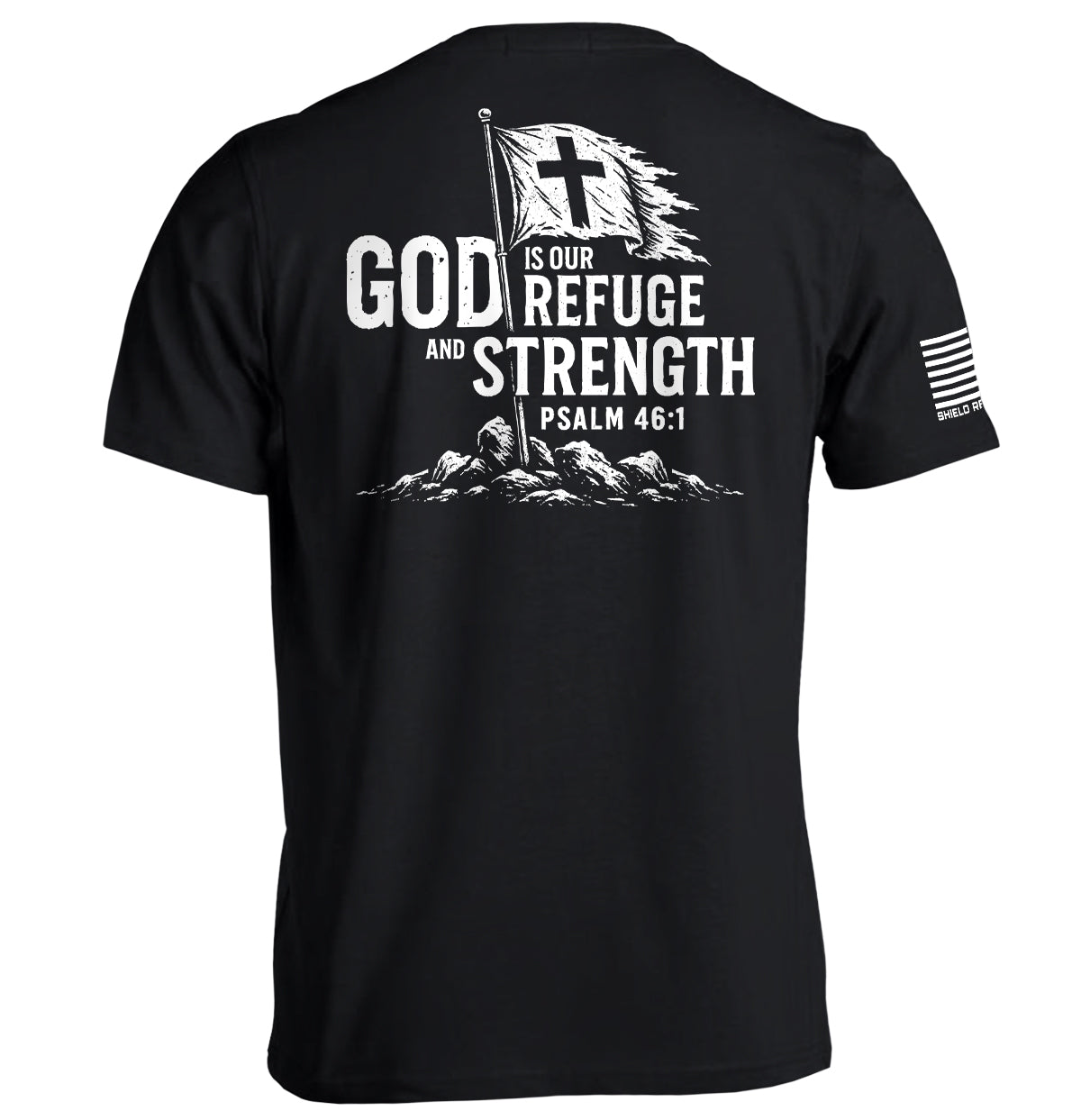 God is our Refuge and Strength Graphic Tee