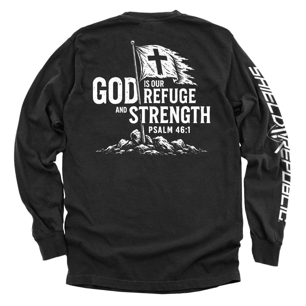 God is our Refuge and Strength Graphic Tee