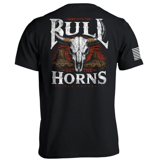 Mess with the Bull, Get the Horns Graphic Tee