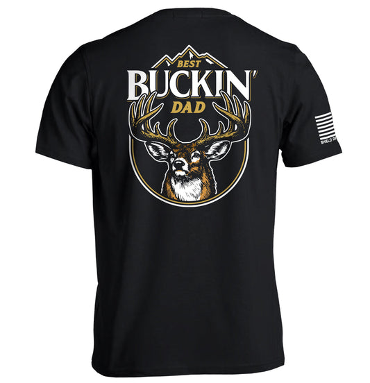 Best Buckin' Dad Deer Graphic Tee