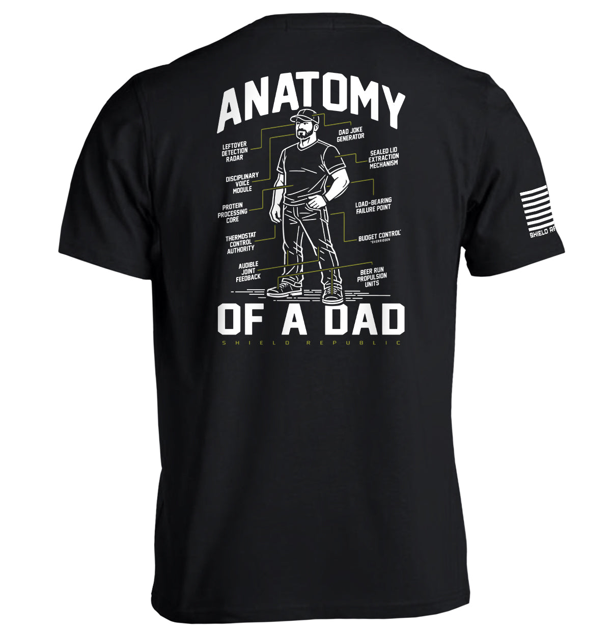 Anatomy of a Dad Graphic Tee