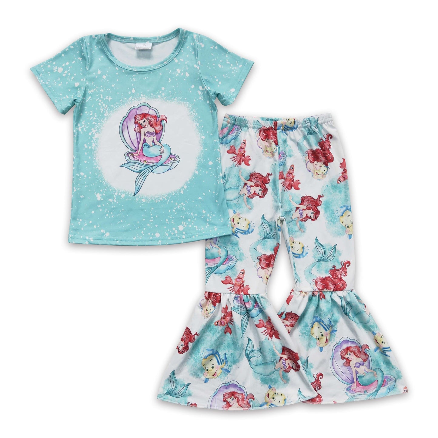 🧜‍♀️ Mermaid Waves Bell Bottom Set