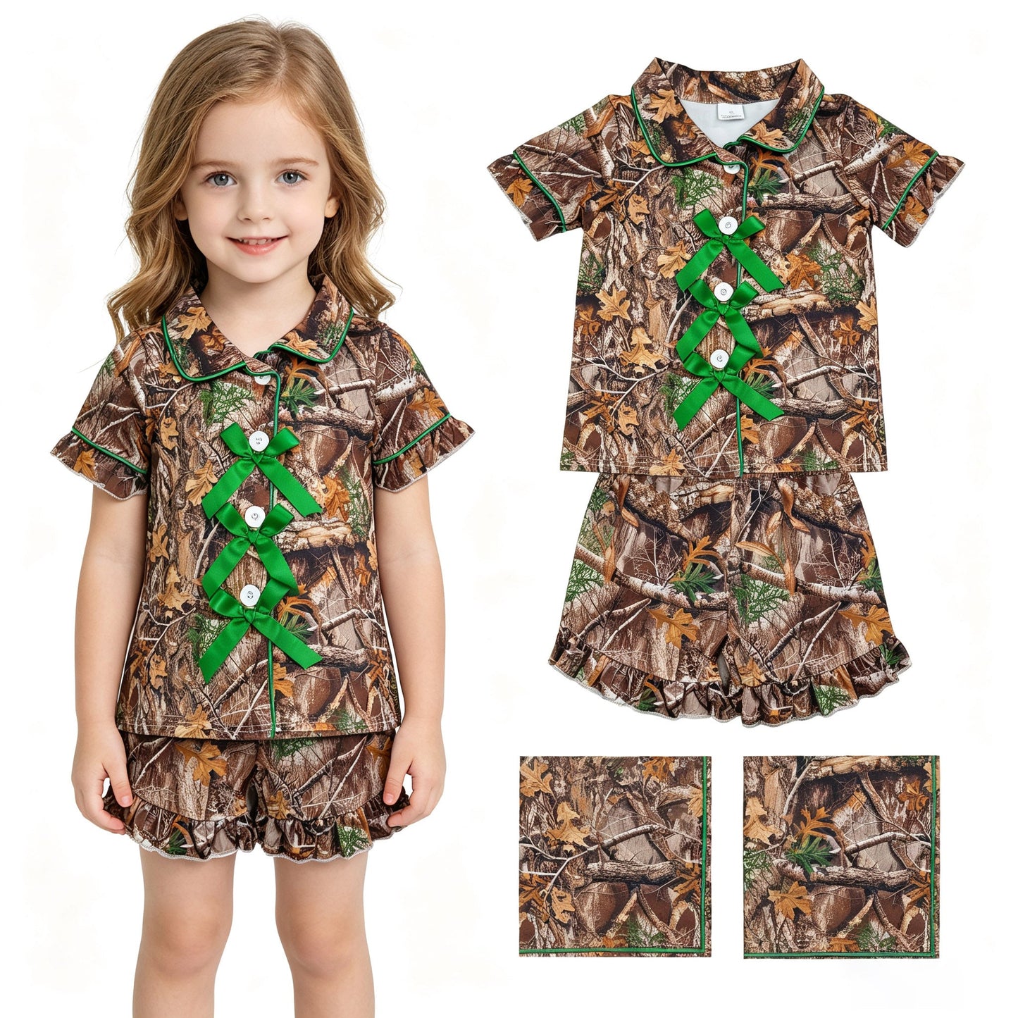 🎀 Bows & Camo Boutique Set