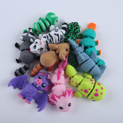 3D Printed Mini Fidget Creature Packs