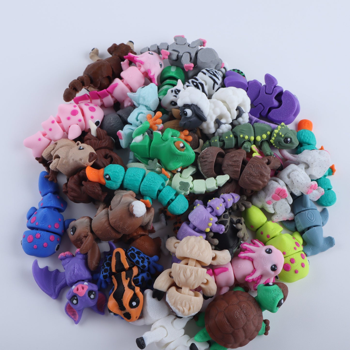 3D Printed Mini Fidget Creature Packs