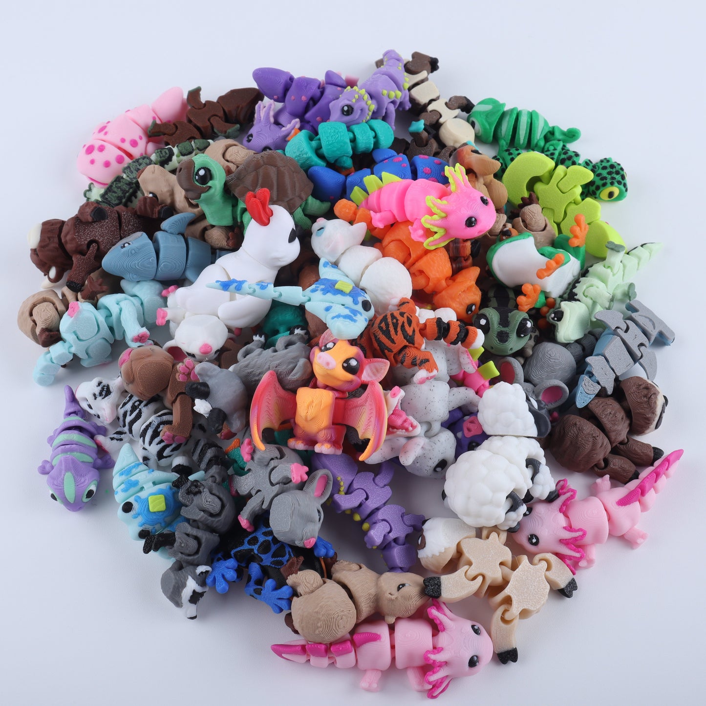 3D Printed Mini Fidget Creature Packs