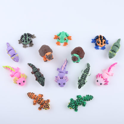 Mini Reptile and Amphibian Set (15 items)