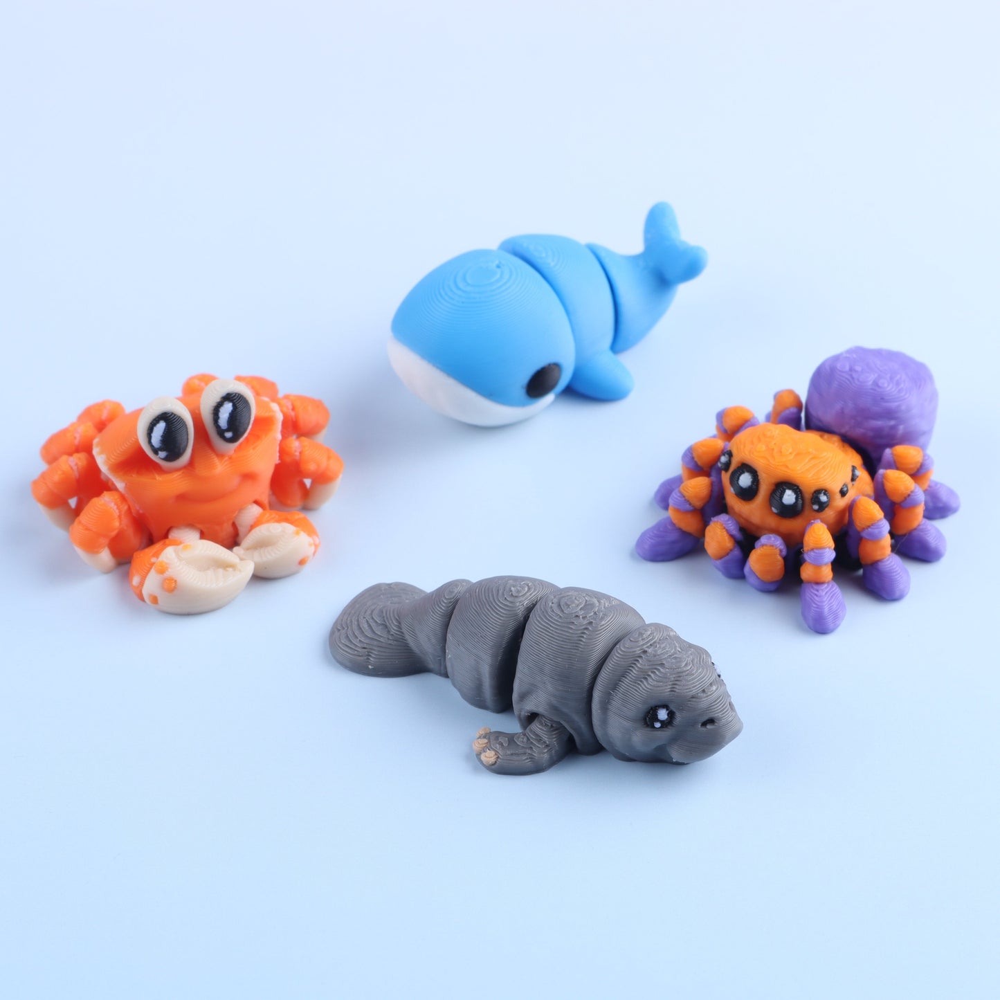 3D Printed Mini Fidget Creature Packs