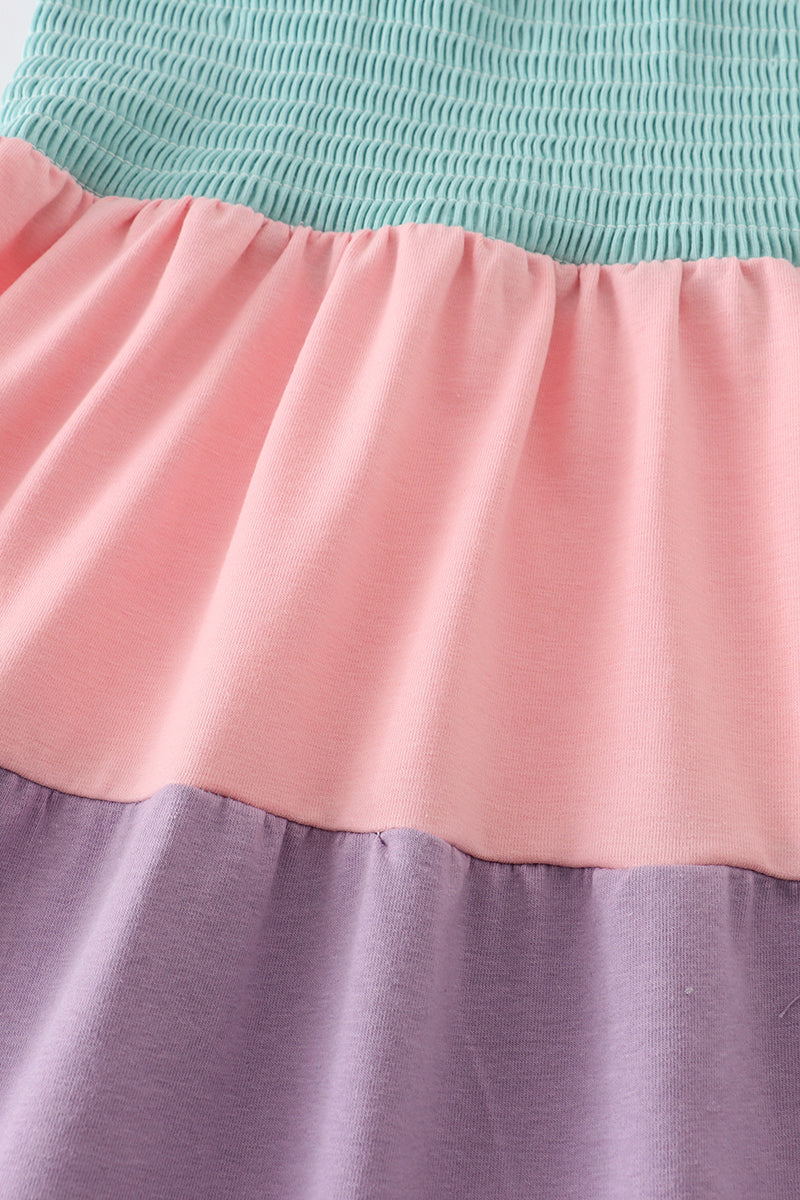 Multicolor Tiered Smocked Mommy & Me Matching Dress Set | Mother Daughter Boutique Summer Outfit