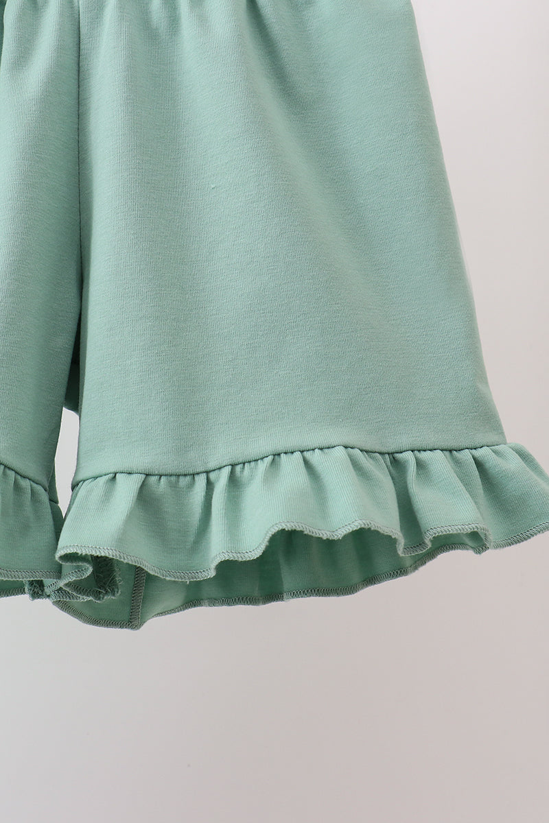 Sage Floral Smocked Set | Baby Girl Boutique Outfit | Floral Smocked Top & Bottom Set for Toddlers