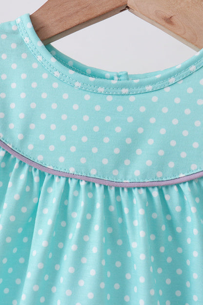 🌊🐚 Blue Under the Sea Embroidered Bloomer Set | Ocean-Inspired Baby Outfit ✨