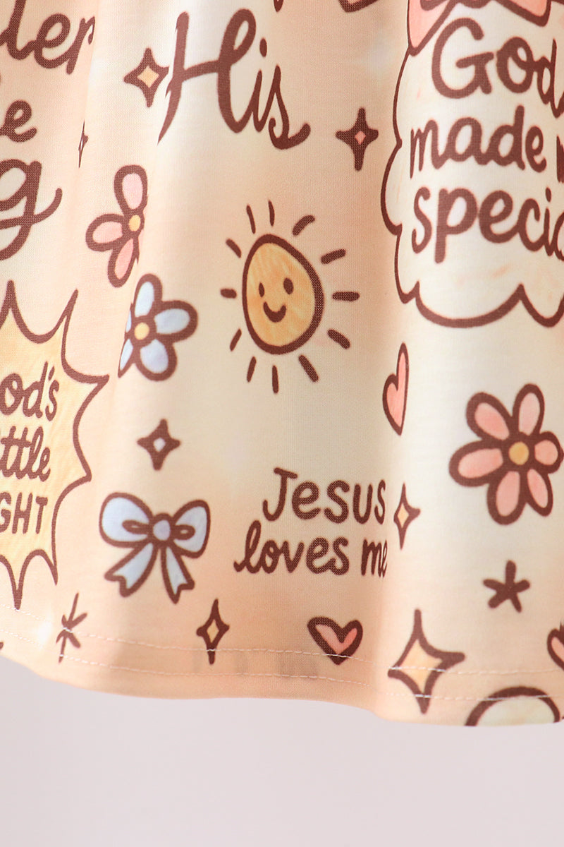 ✨ Child of God Smocked Ruffle Shorts Set | Faith-Filled Baby Girl Outfit ✨