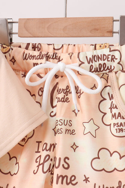 ✨ Child of God Embroidered Shorts Set | Faith-Filled Little One Outfit ✨