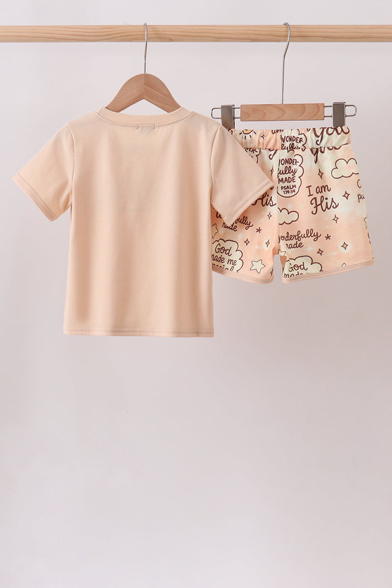 ✨ Child of God Embroidered Shorts Set | Faith-Filled Little One Outfit ✨